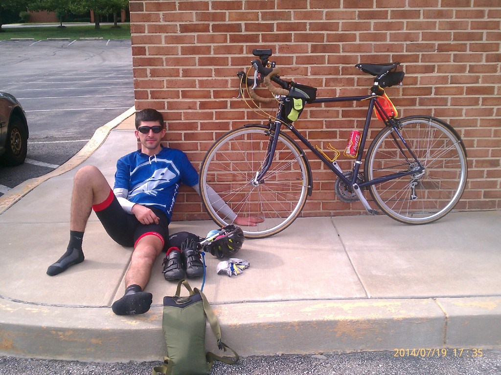 Flat tire on a flat&nbsp;200